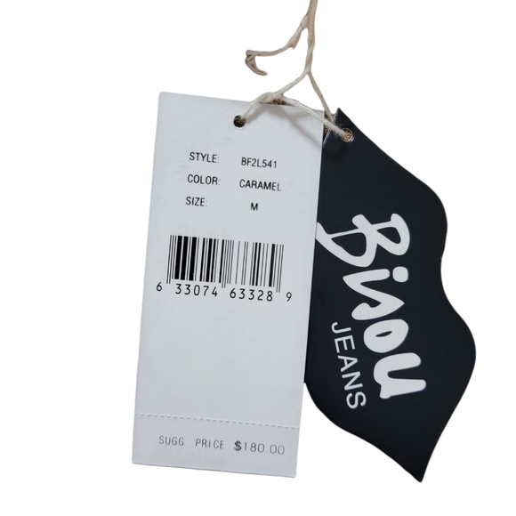 Bisou Jeans Caramel Sweater size M - 78% silk - Picture 2 of 7